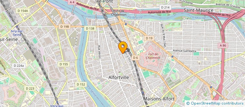 localisation de l'entreprise MADAME ISABELLE CHARLES  ALFORTVILLE