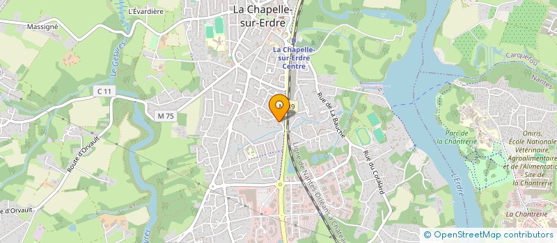 localisation de l'entreprise MADAME ISABELLE CHARLOT à LA CHAPELLE-SUR-ERDRE