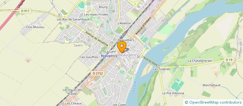 localisation de l'entreprise MADAME ISABELLE CHARRIER à BEAUGENCY