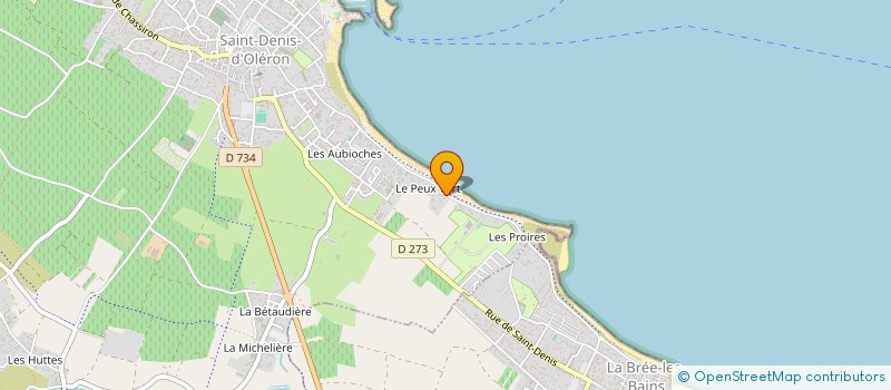 localisation de l'entreprise MADAME ISABELLE CHARTEAU  SAINT-DENIS-D'OLERON