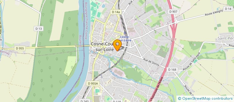 localisation de l'entreprise MADAME ISABELLE CHARTIER à COSNE-COURS-SUR-LOIRE