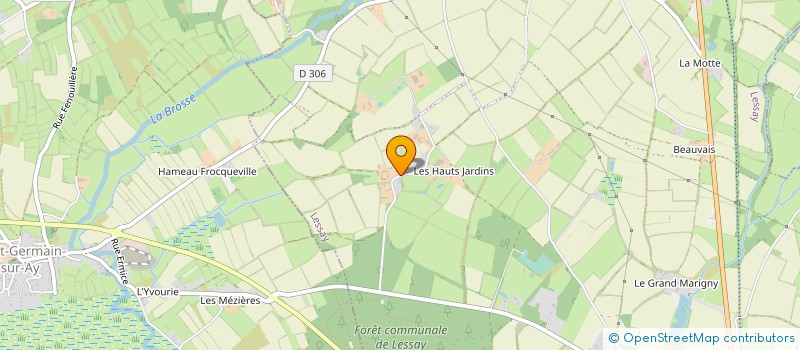 localisation de l'entreprise MADAME ISABELLE CHATEAU  LESSAY