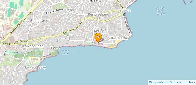 localisation de l'entreprise MADAME ISABELLE CHAUVET  SAINT-NAZAIRE