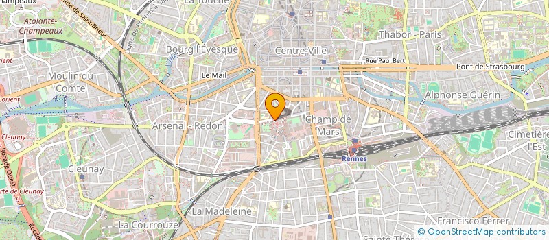 localisation de l'entreprise MADAME ISABELLE CHAUVIERE  RENNES