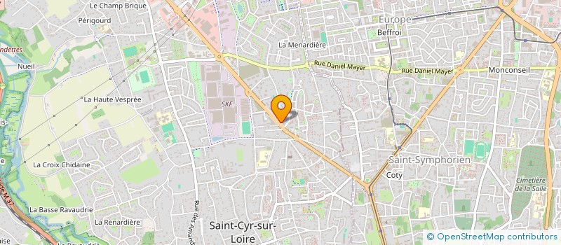 localisation de l'entreprise MADAME ISABELLE CHAUVIN  SAINT-CYR-SUR-LOIRE