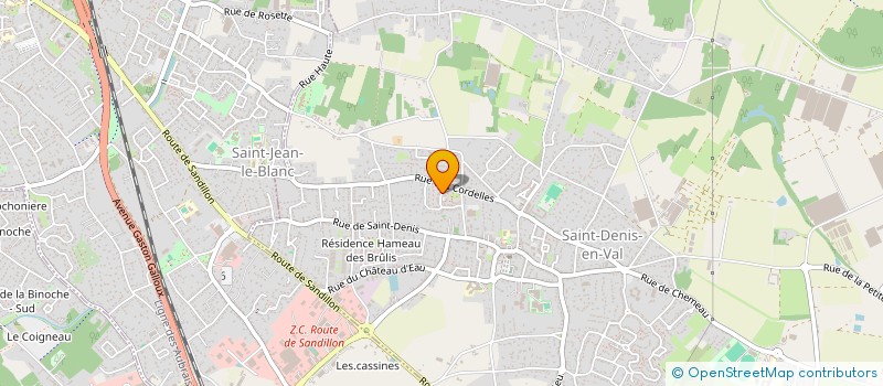 localisation de l'entreprise MADAME ISABELLE CHAVANEAU à SAINT-DENIS-EN-VAL