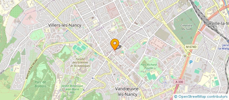 localisation de l'entreprise MADAME ISABELLE CHAVOT à VANDŒUVRE-LES-NANCY