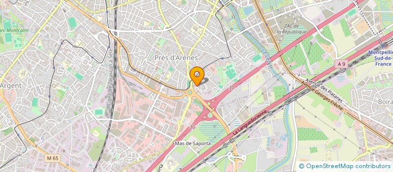 localisation de l'entreprise MADAME ISABELLE CHAZEAU à MONTPELLIER