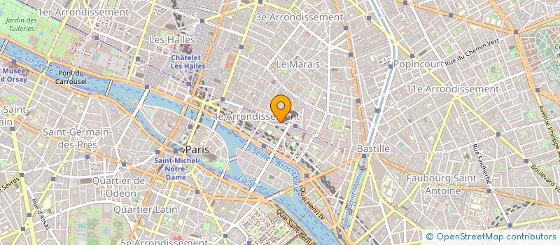 localisation de l'entreprise MADAME ISABELLE CHELU à PARIS