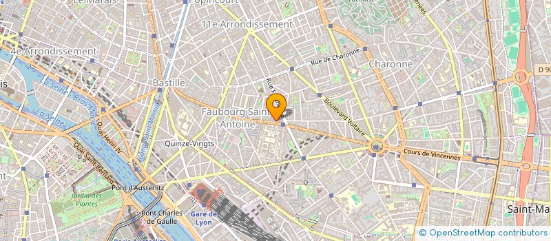 localisation de l'entreprise MADAME ISABELLE CHEMIN  PARIS 11