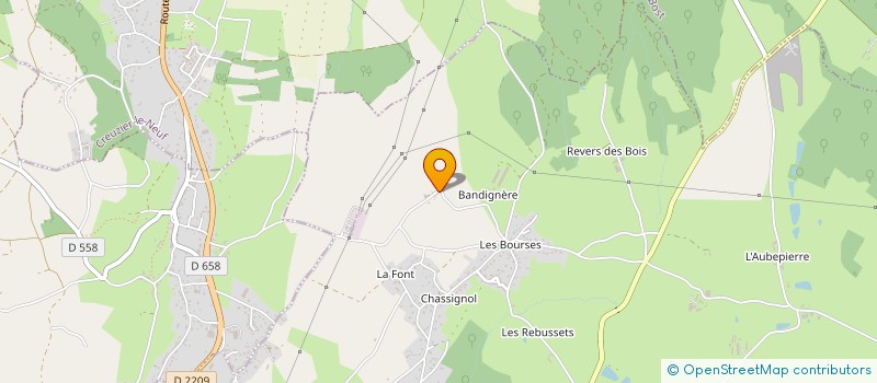 localisation de l'entreprise MADAME ISABELLE CHEMORIN à CUSSET