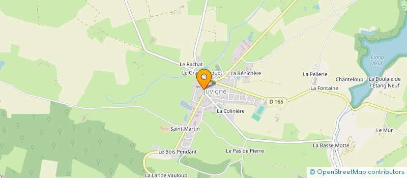 localisation de l'entreprise MADAME ISABELLE CHENEVIERE  JUVIGNE