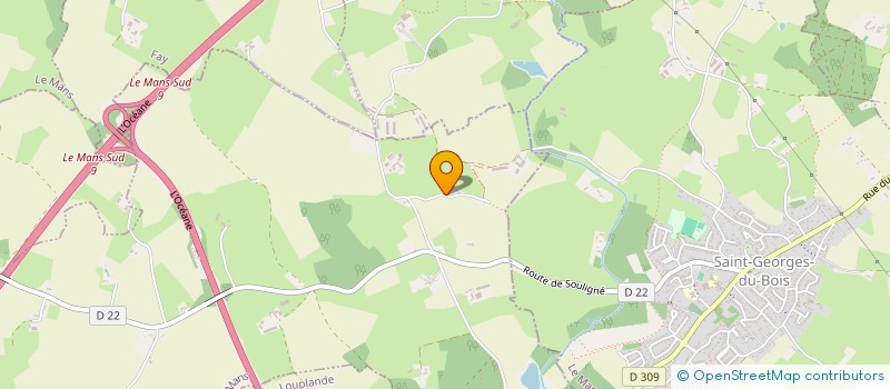 localisation de l'entreprise MADAME ISABELLE CHERRIER  ALLONNES