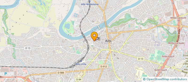 localisation de l'entreprise MADAME ISABELLE CHERRIER à ALBI