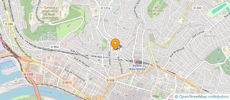 localisation de l'entreprise MADAME ISABELLE CHESNEAU  ROUEN