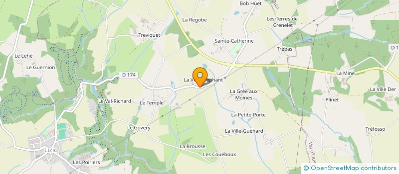 localisation de l'entreprise MADAME ISABELLE CHESNEAU  LIZIO