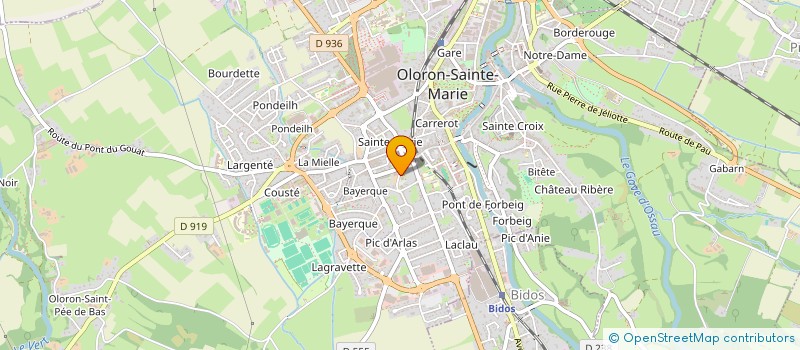 localisation de l'entreprise MADAME ISABELLE CHESNEAU à OLORON-SAINTE-MARIE