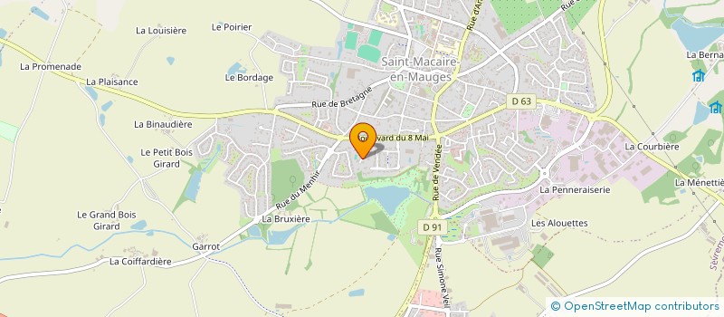 localisation de l'entreprise MADAME ISABELLE CHEVALLIER à SEVREMOINE