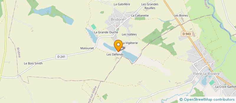 localisation de l'entreprise MADAME ISABELLE CHEVARD  BRIDORE