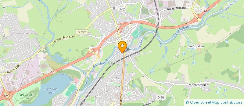 localisation de l'entreprise MADAME ISABELLE CHEVROT  BLANZY