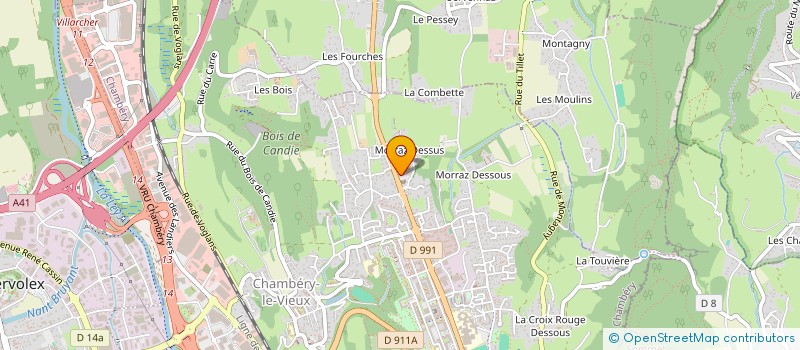 localisation de l'entreprise MADAME ISABELLE CHIOUSSE à CHAMBERY