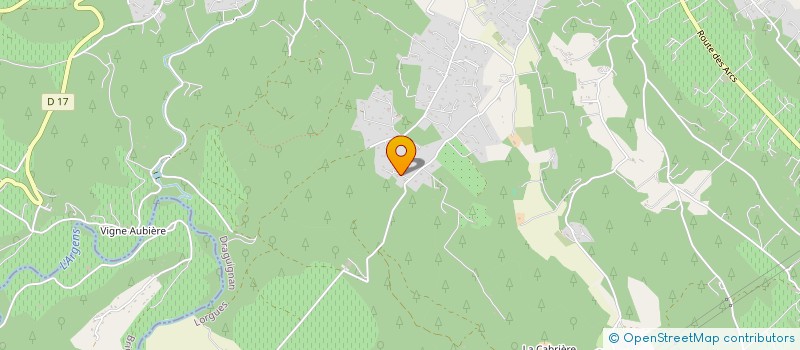 localisation de l'entreprise MADAME ISABELLE CHIRON  LORGUES