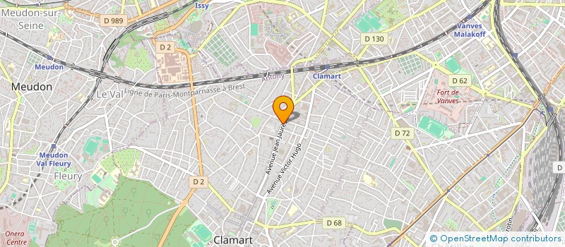 localisation de l'entreprise MADAME ISABELLE CHIVILO à CLAMART