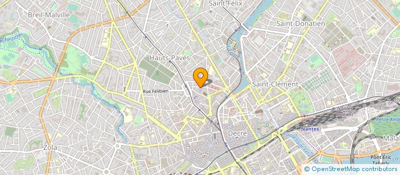localisation de l'entreprise MADAME ISABELLE CHOLLET à NANTES