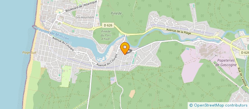 localisation de l'entreprise MADAME ISABELLE CHOPINAUD  MIMIZAN