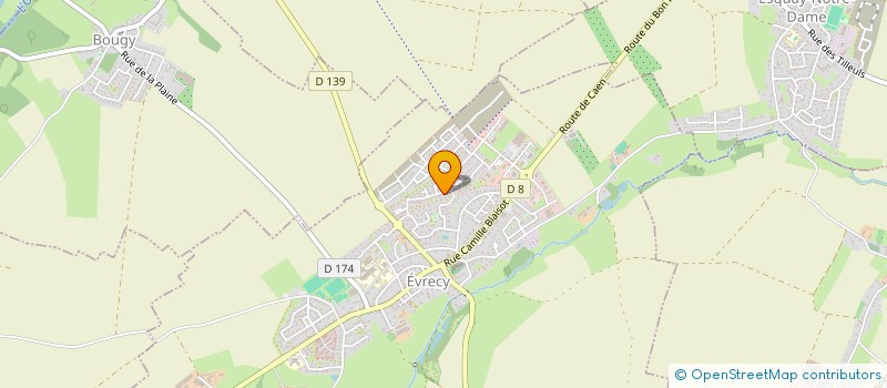 localisation de l'entreprise MADAME ISABELLE CHRETIEN  EVRECY