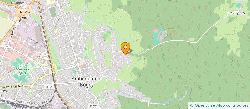 localisation de l'entreprise MADAME ISABELLE CHRISTINE HUIT  AMBERIEU-EN-BUGEY