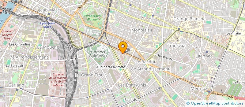 localisation de l'entreprise MADAME ISABELLE CHRISTOPHE à LYON