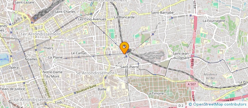 localisation de l'entreprise MADAME ISABELLE CHURET à MARSEILLE