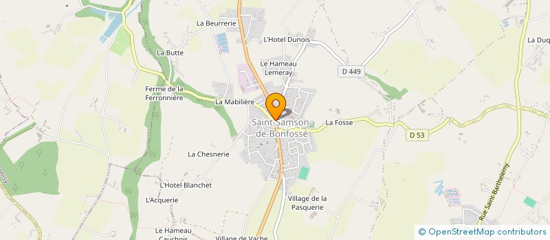 localisation de l'entreprise MADAME ISABELLE CHURIN  BOURGVALLEES