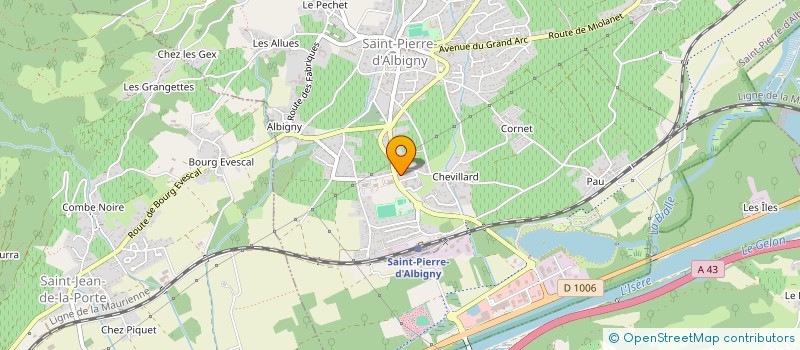 localisation de l'entreprise MADAME ISABELLE CIABATTINI  SAINT-PIERRE-D'ALBIGNY