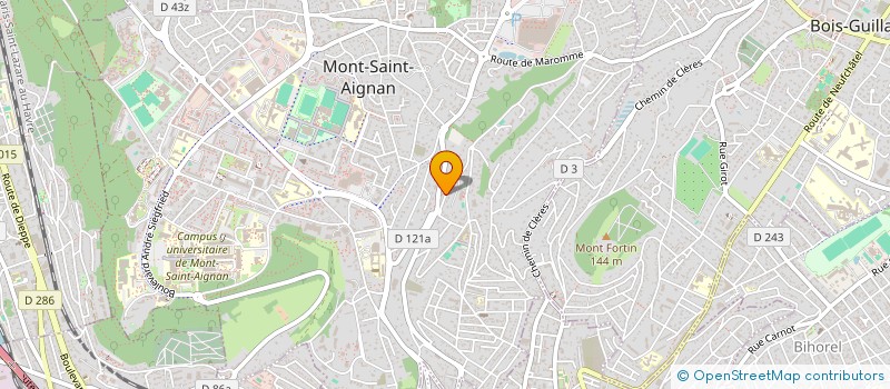 localisation de l'entreprise MADAME ISABELLE CIDERE à MONT-SAINT-AIGNAN