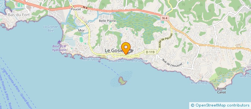 localisation de l'entreprise MADAME ISABELLE CITADELLE  LE GOSIER