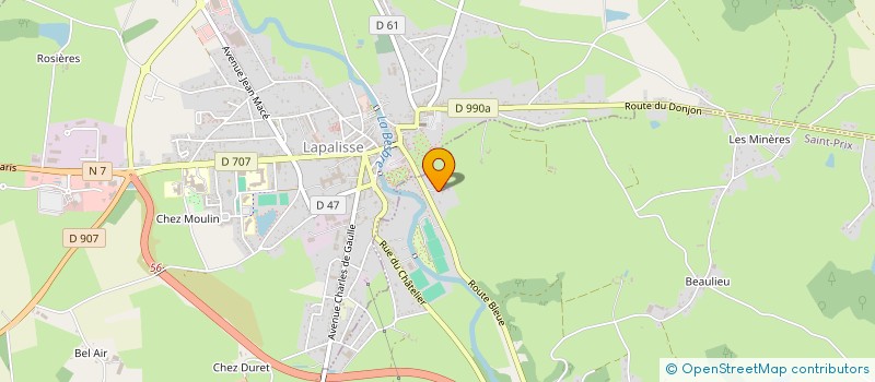 localisation de l'entreprise MADAME ISABELLE CIZERON à SAINT-PRIX