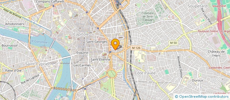 localisation de l'entreprise MADAME ISABELLE CLARY  TOULOUSE