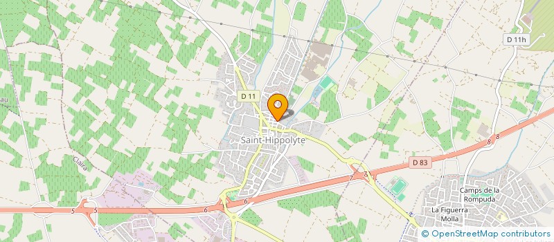 localisation de l'entreprise MADAME ISABELLE CLAVEL  CLAIRA