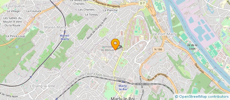 localisation de l'entreprise MADAME ISABELLE CLEMENT  MARLY-LE-ROI