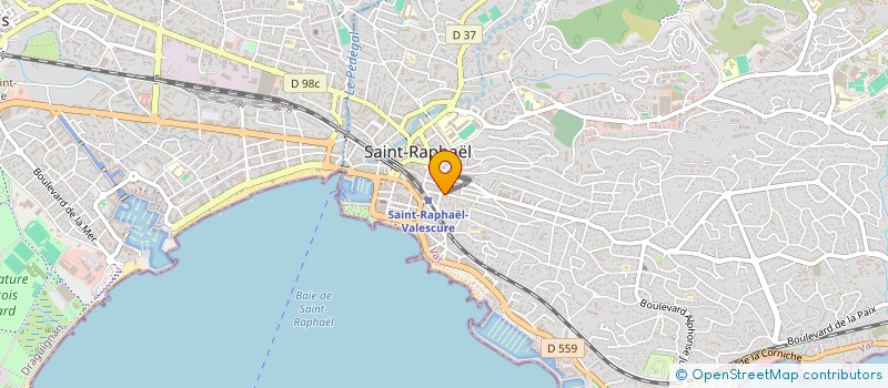 localisation de l'entreprise MADAME ISABELLE CLERE  SAINT-RAPHAEL