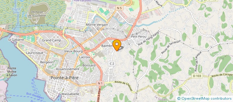 localisation de l'entreprise MADAME ISABELLE CLEREMBEAU à LES ABYMES