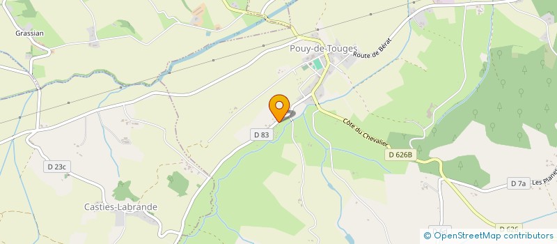 localisation de l'entreprise MADAME ISABELLE CLERGUE  LE FOUSSERET