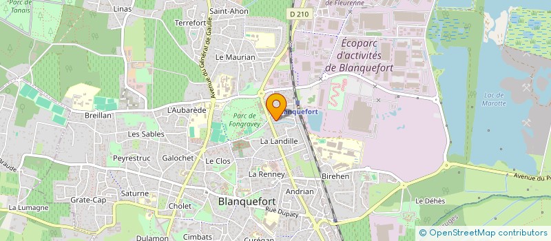 localisation de l'entreprise MADAME ISABELLE CLERMONT  BLANQUEFORT