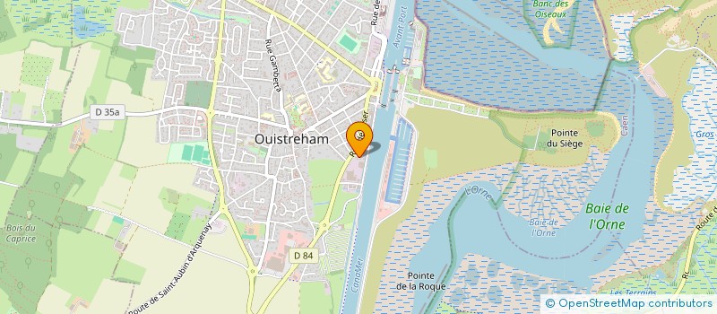 localisation de l'entreprise MADAME ISABELLE CLUZET  OUISTREHAM