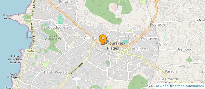 localisation de l'entreprise MADAME ISABELLE COCCO à SIX-FOURS-LES-PLAGES