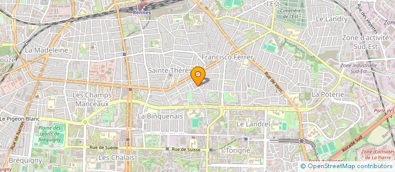 localisation de l'entreprise MADAME ISABELLE COCHET  RENNES