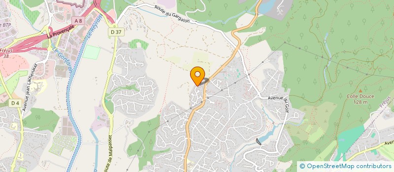 localisation de l'entreprise MADAME ISABELLE CODET à FREJUS