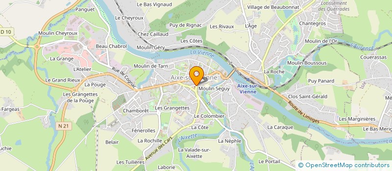 localisation de l'entreprise MADAME ISABELLE COLAPINTO à AIXE-SUR-VIENNE